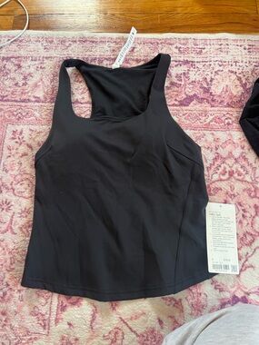 lululemon athletica Black Racerback Tank Top